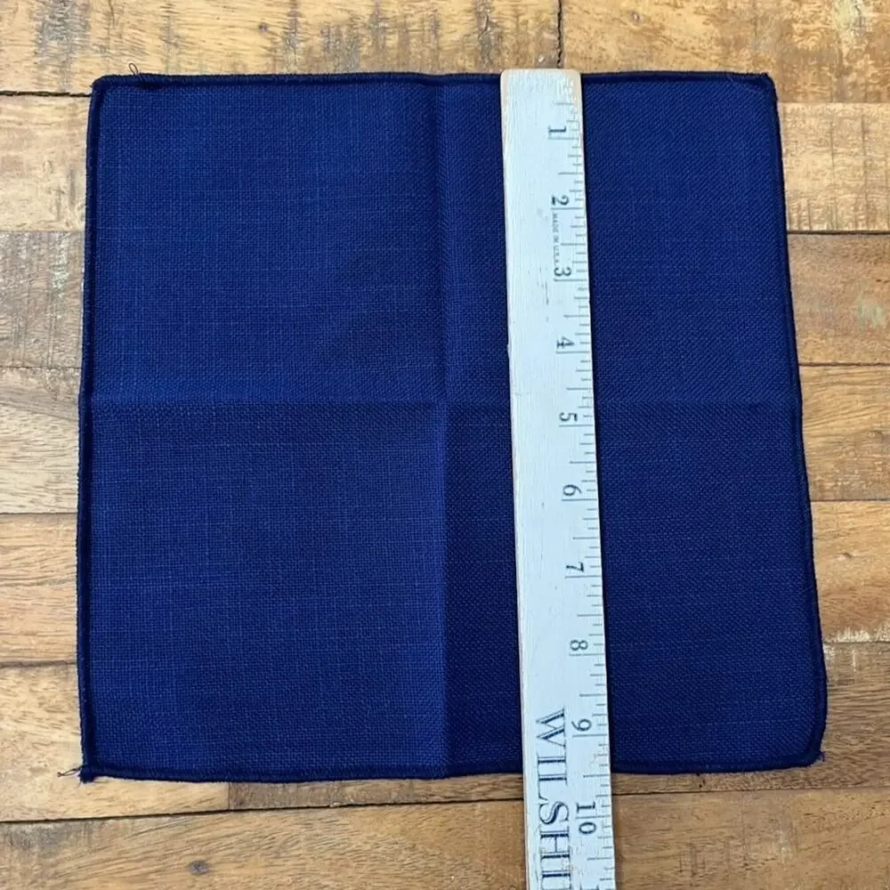 Dark Blue Linen Dinner Napkins 9.5